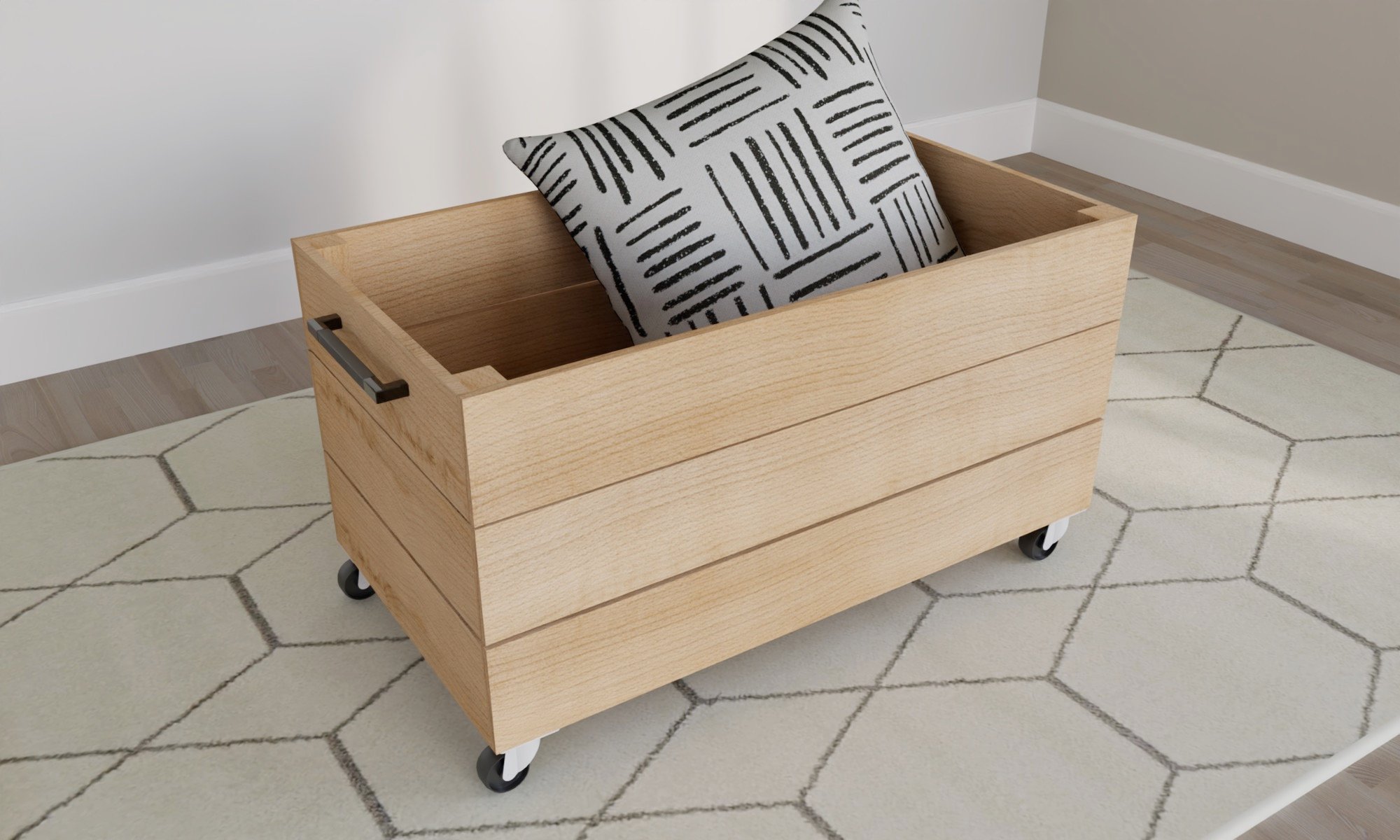 open top toy box plans easy to build