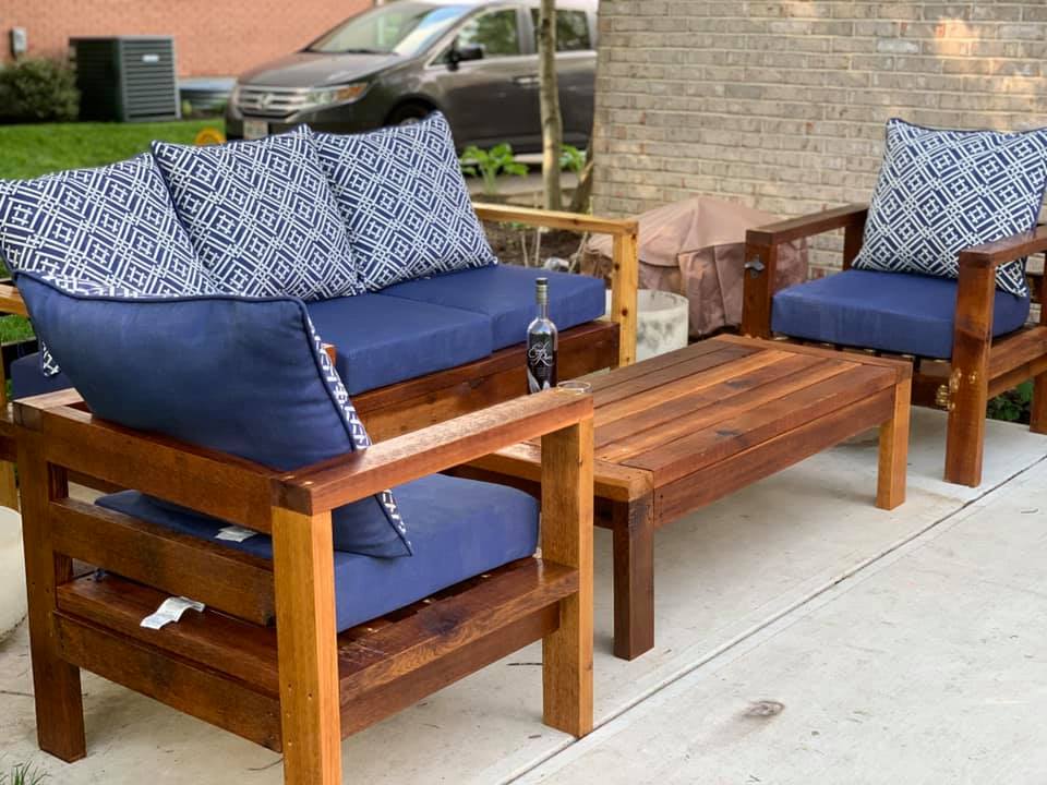2x4 outdoor chairs