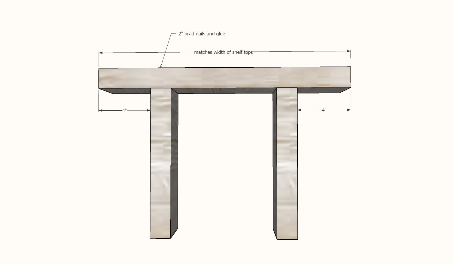 modern farmhouse coffee table plans