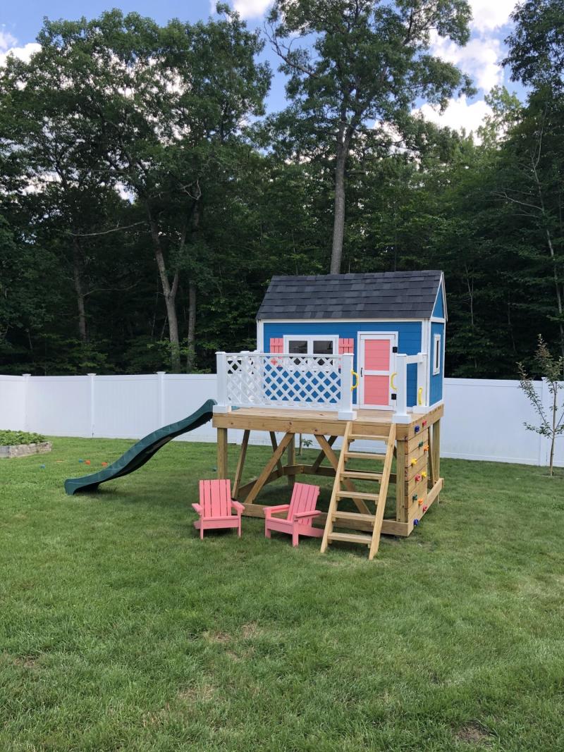 playhouse with deck simple playhouse basic playhouse 