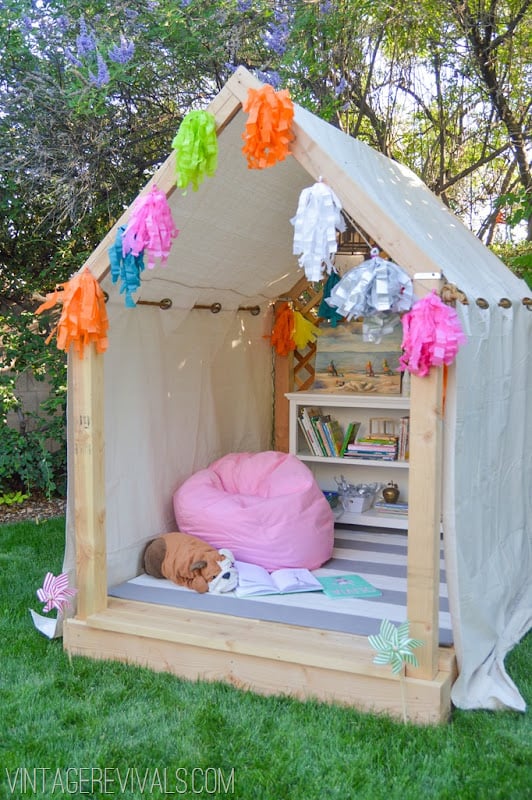 kid friendly outdoor hideaway diy outdoor tent 