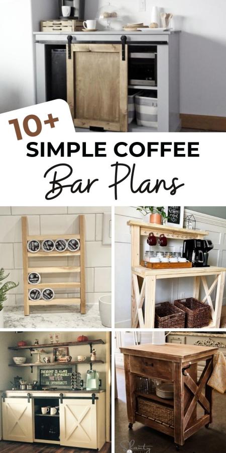 10+ Simple Coffee Bar Plans