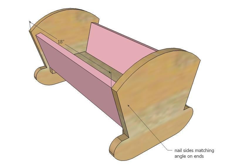 Free Wooden Doll Cradle Plans