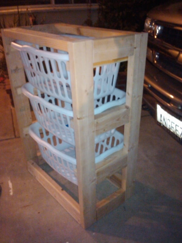 ana white laundry basket dresser - diy projects