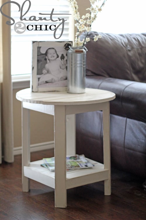 Ana White | Benchright Round End Tables - DIY Projects