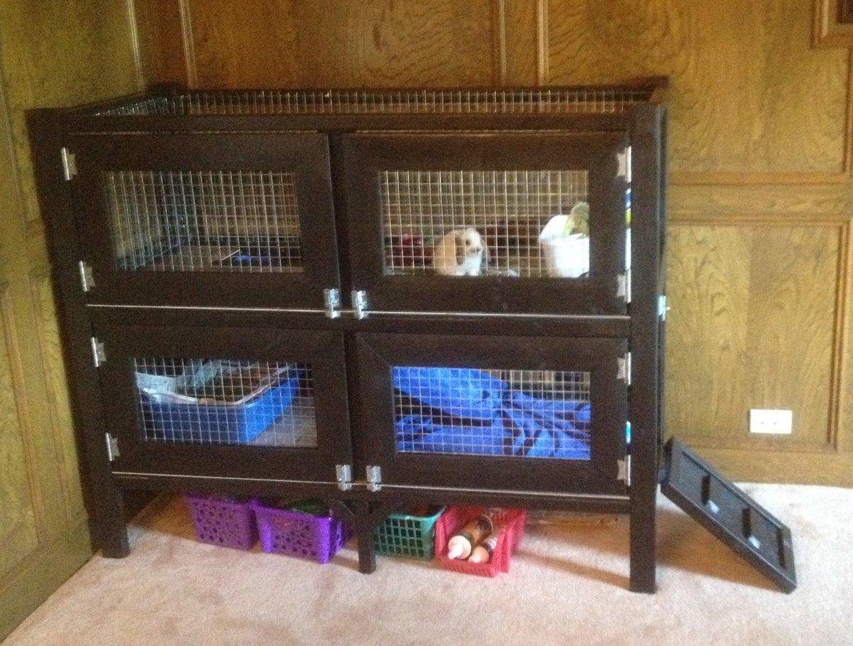 Ana White Two Story Rabbit Hutch - DIY Projects