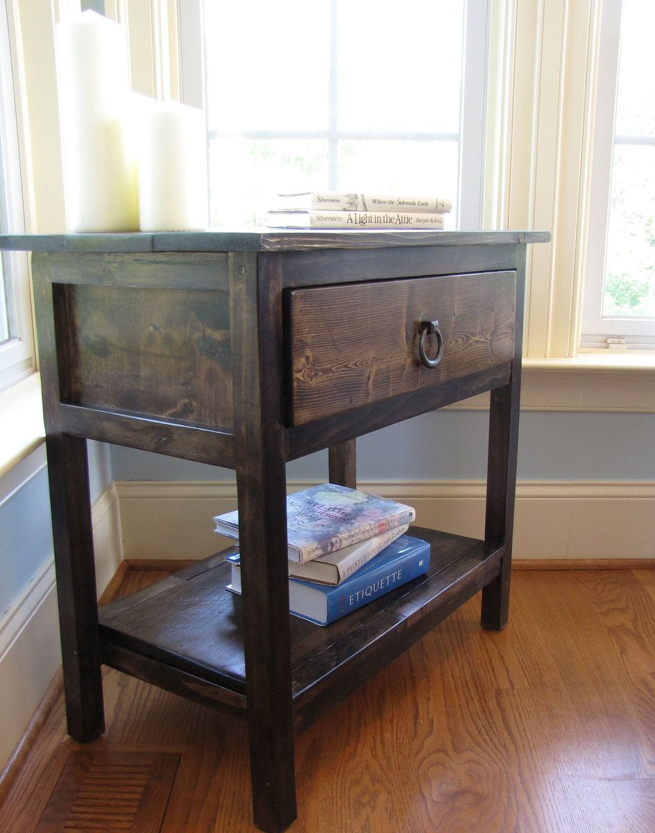 Ana White Farmhouse Side Table DIY Projects