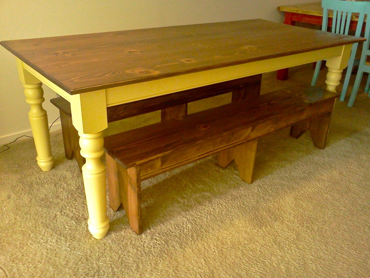 table with bench