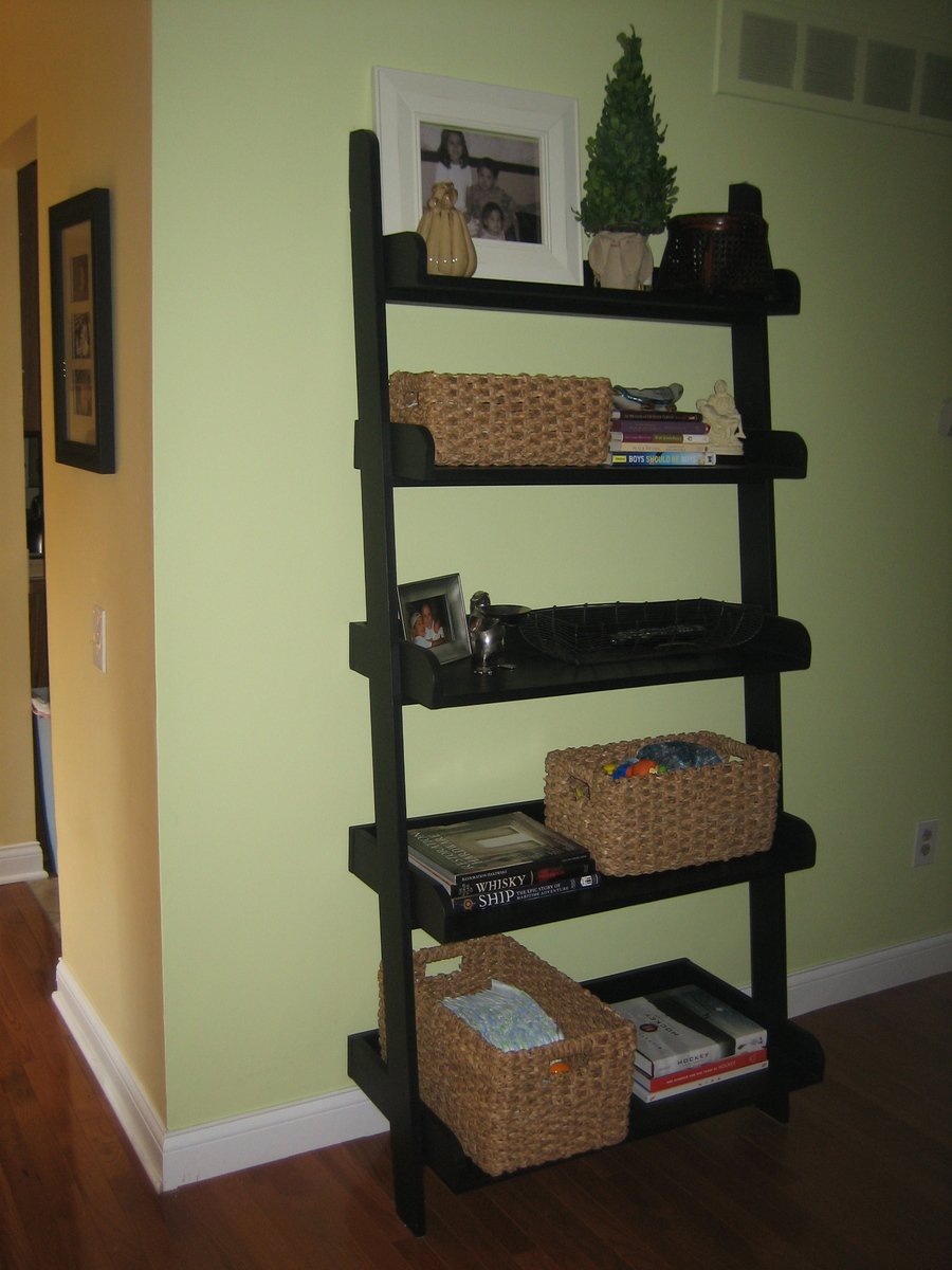 Ana White Leaning ladder shelf - DIY Projects
