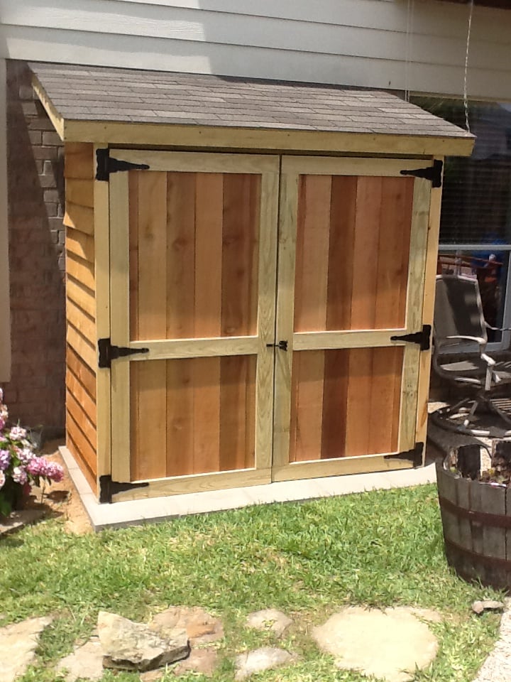 Small Cedar Shed | Do It Yourself Home Projects from Ana White