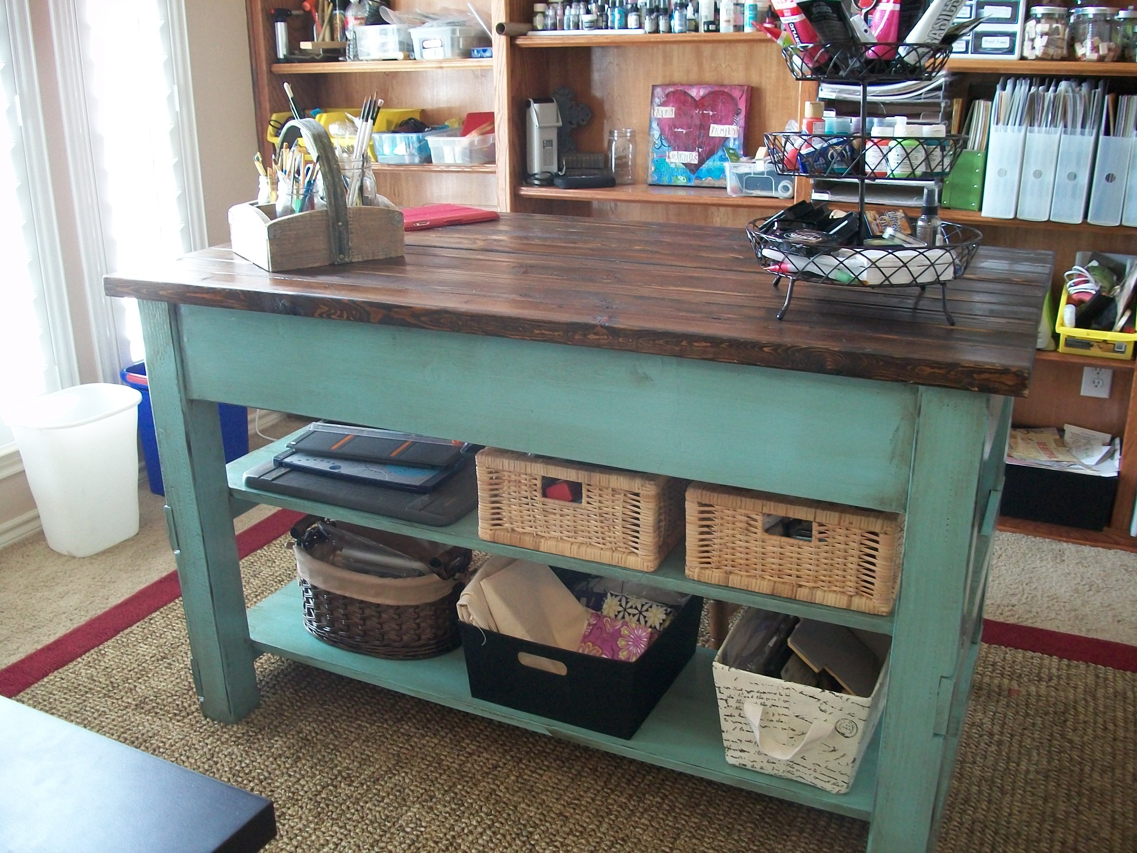 Craft table from Michaela Island  Do It Yourself Home Projects from 