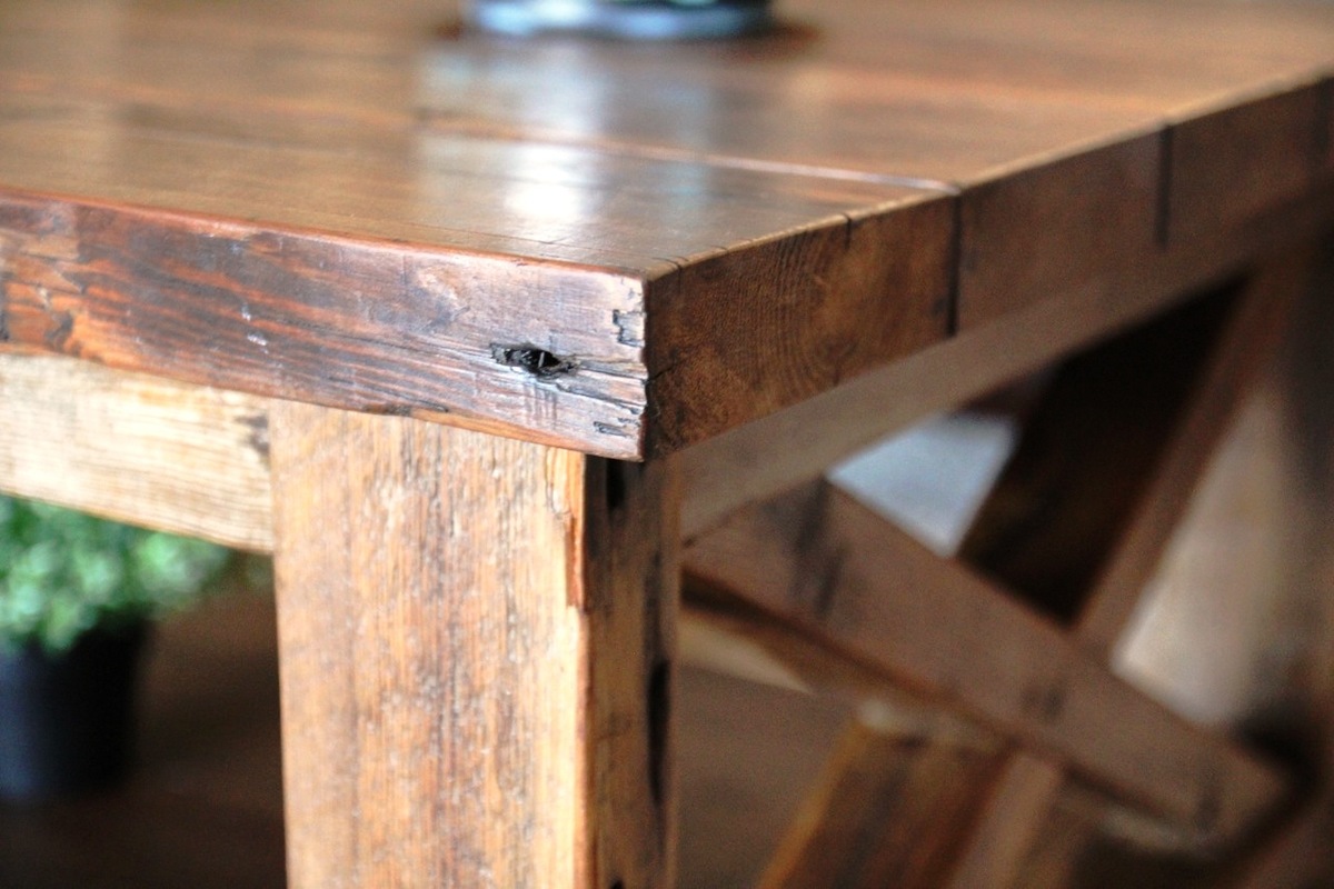 An   a White | Rustic X Coffee Table - DIY Projects