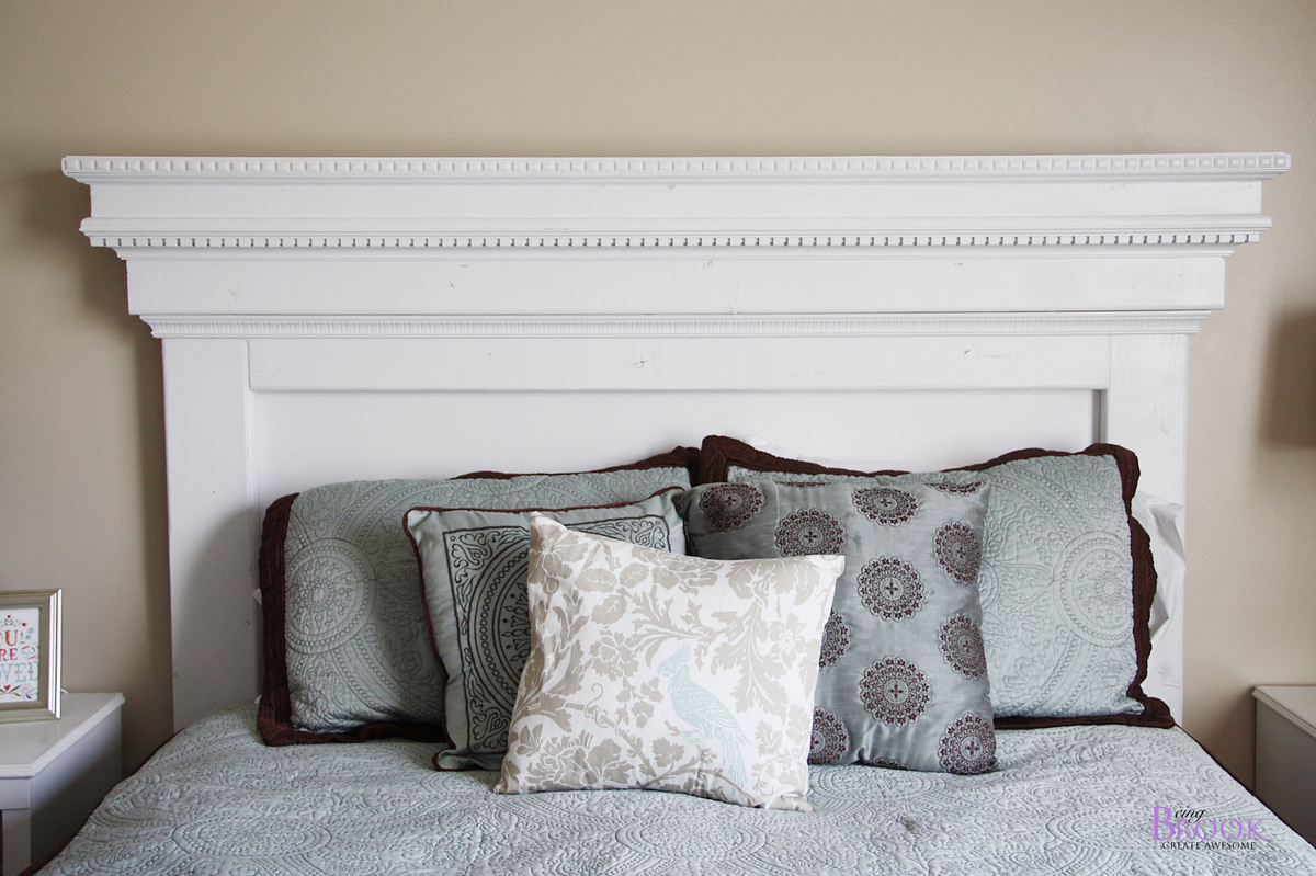 Ana White Mantel Moulding Headboard DIY Projects