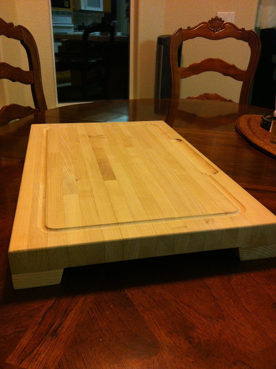 Ana White Huge butcher block cutting board - my very 