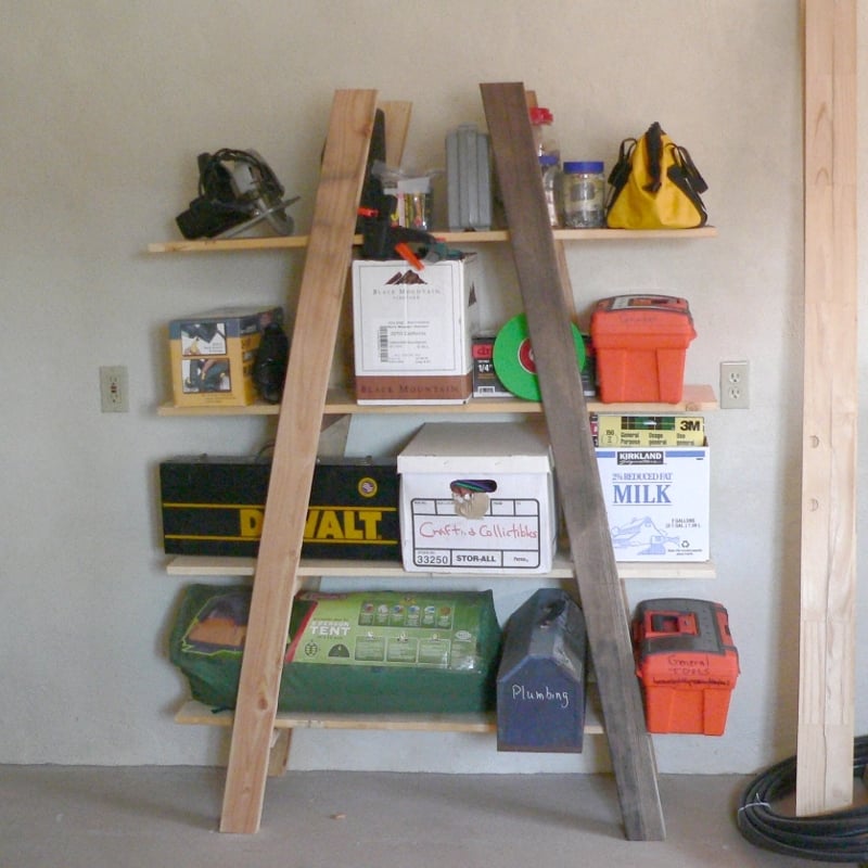 Ana White | Truss Shelves: Cheap Garage Storage - DIY Projects
