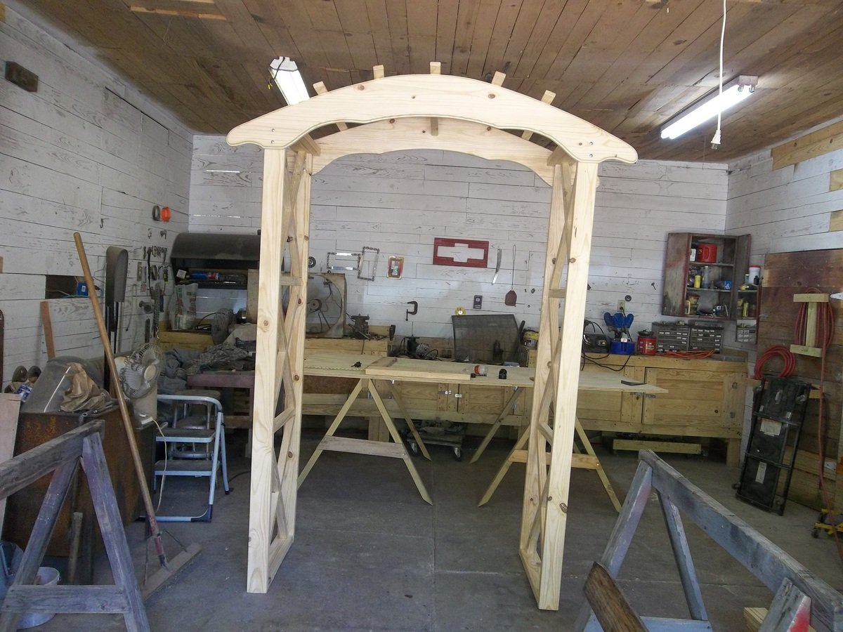 Woodworking wooden arch plans PDF Free Download