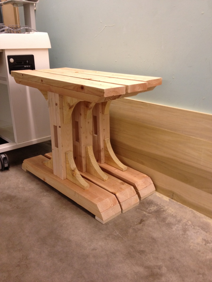 Ana White Double Pedestal Farmhouse Table (8 feet) - DIY 