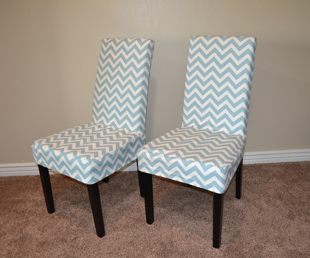 chevron dining room chair covers