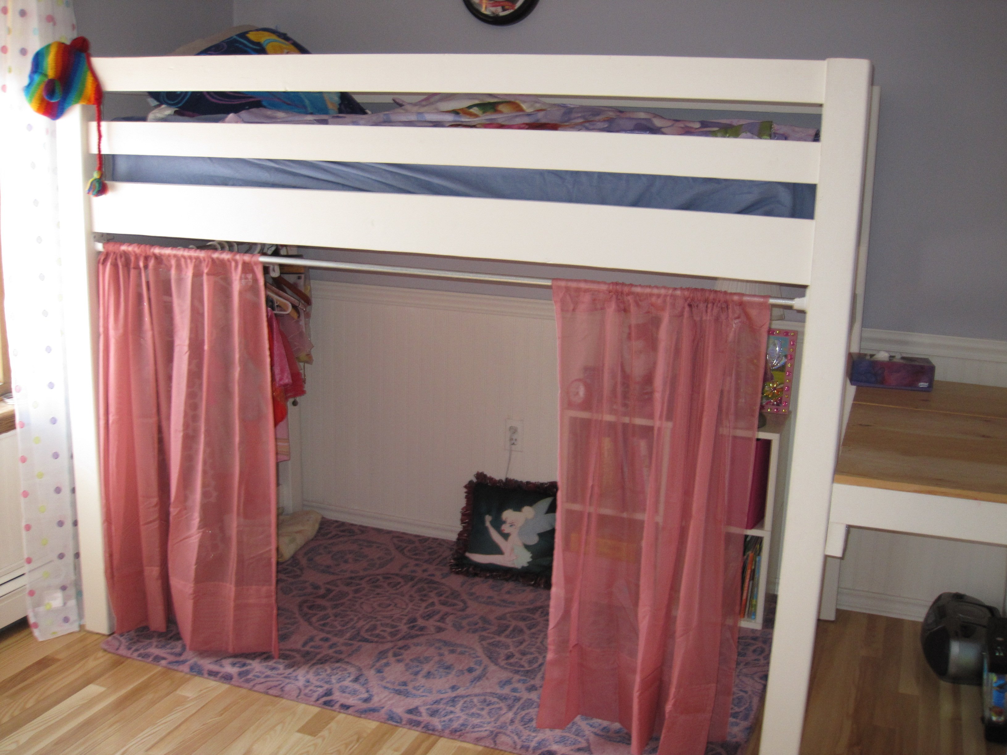 Junior Bunk Bed with curtains and dress area | Do It Yourself Home ...