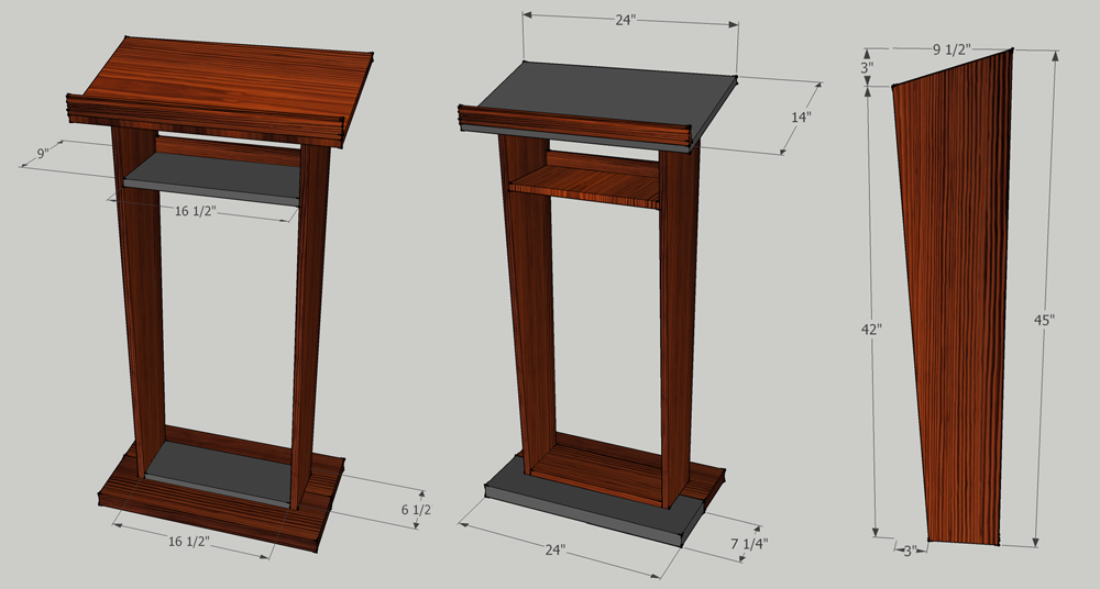 Plans For Building A Wooden Pulpit PDF Woodworking