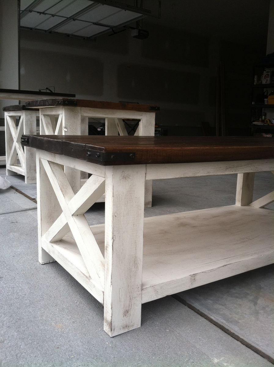 Rustic X coffee table  Do It Yourself Home Projects from Ana White