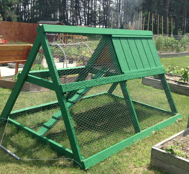 Back &gt; Gallery For &gt; A Frame Chicken Tractor Plans