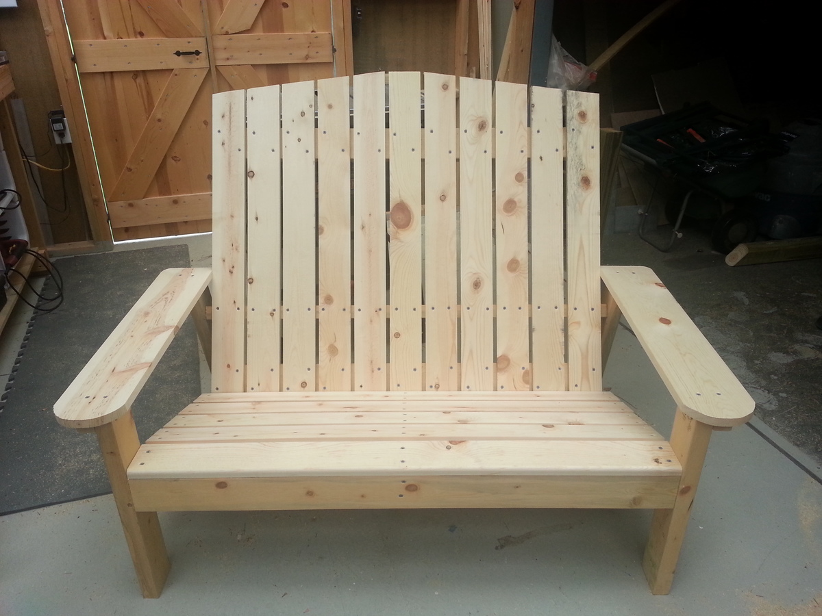 Ana White Adirondack Love Seat - DIY Projects