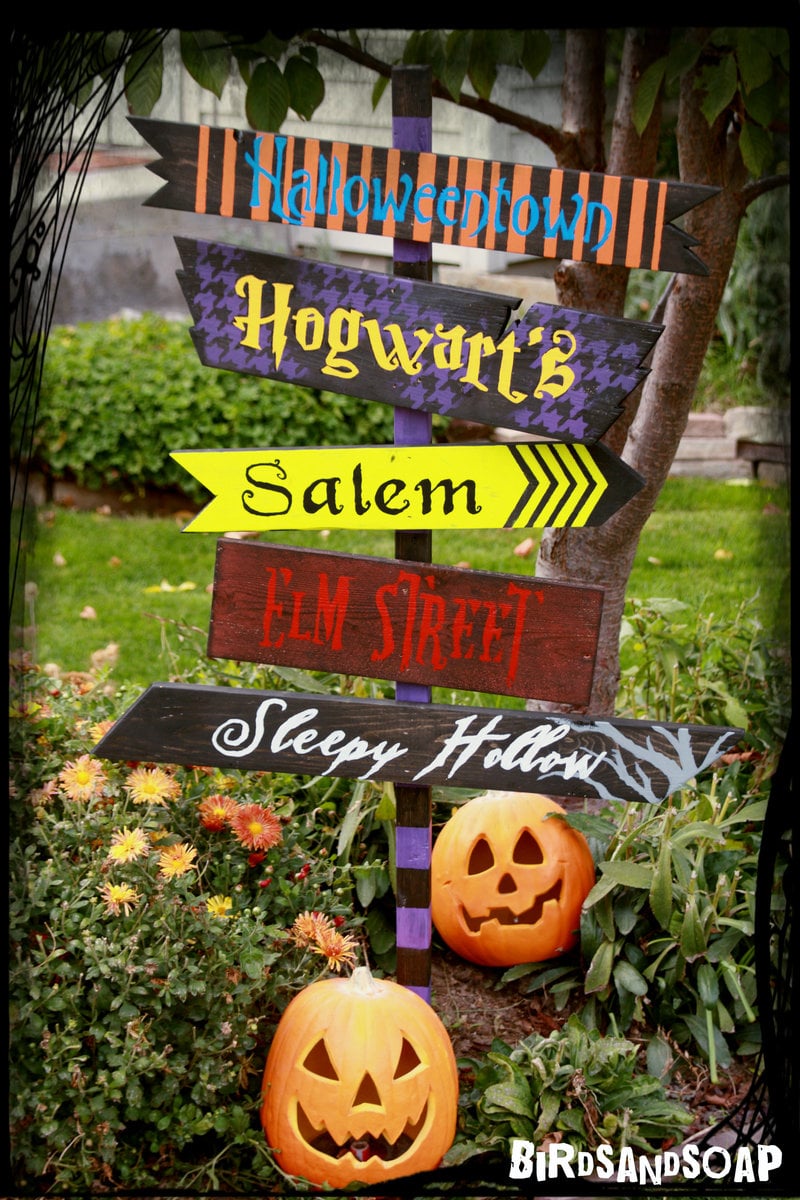 halloween yard sign diy projects ana