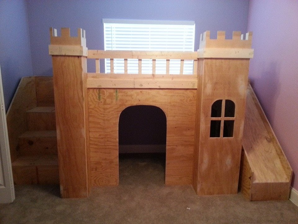 castle bed princess loft plans ana build bunk beds diy projects