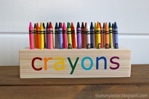 Ana White | Easy Scrap Wood Crayon or Pencil Block Holder ...
