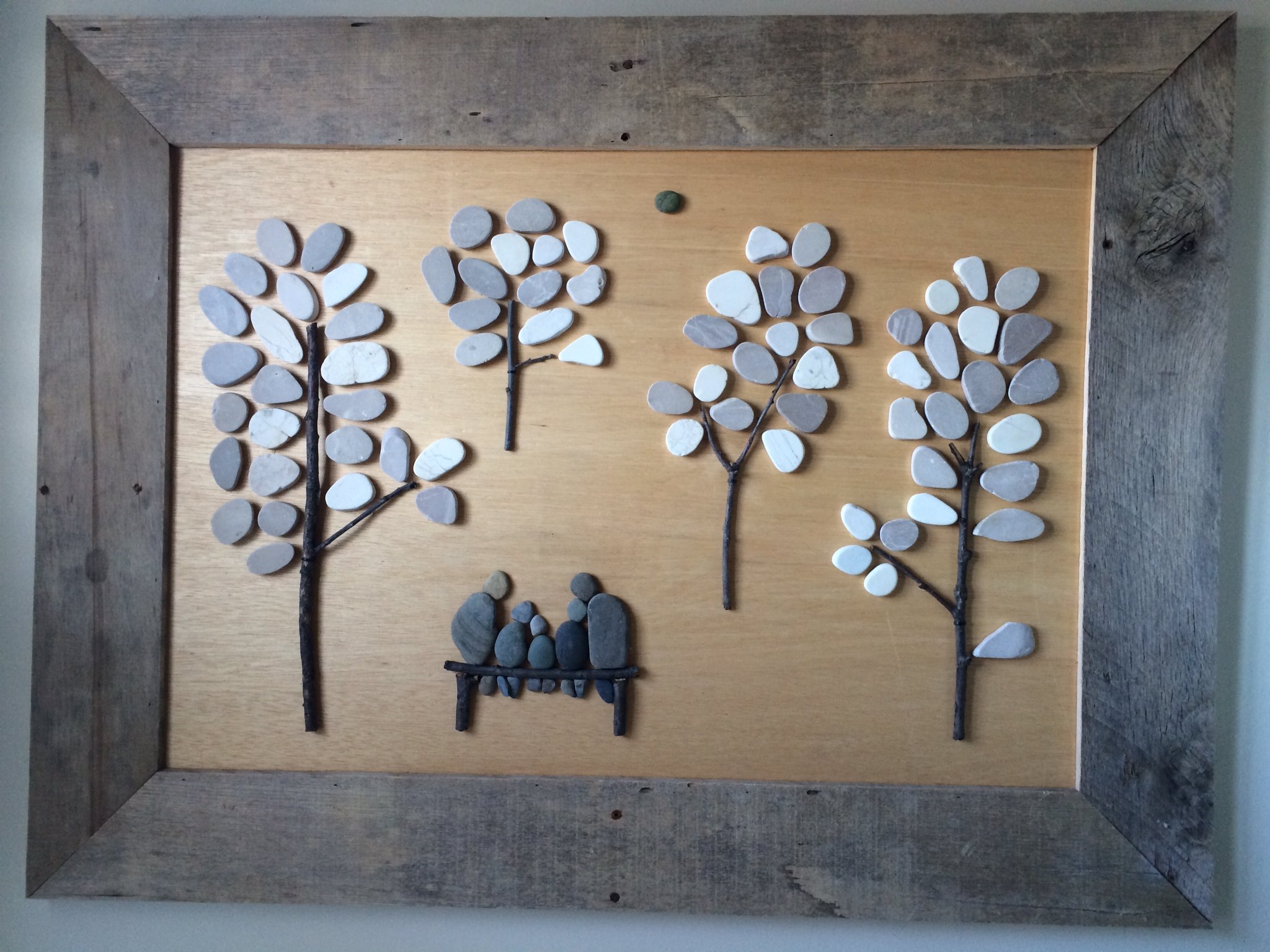 Ana White | Pebble Art with Pallet Wood! - DIY Projects
