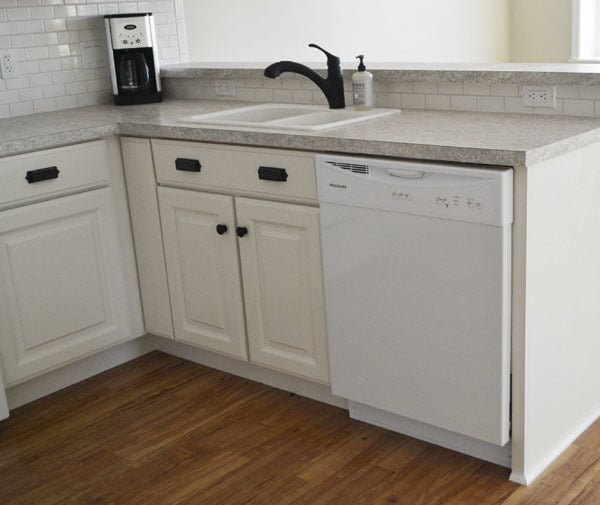 ana white | 36" sink base kitchen cabinet - momplex vanilla kitchen
