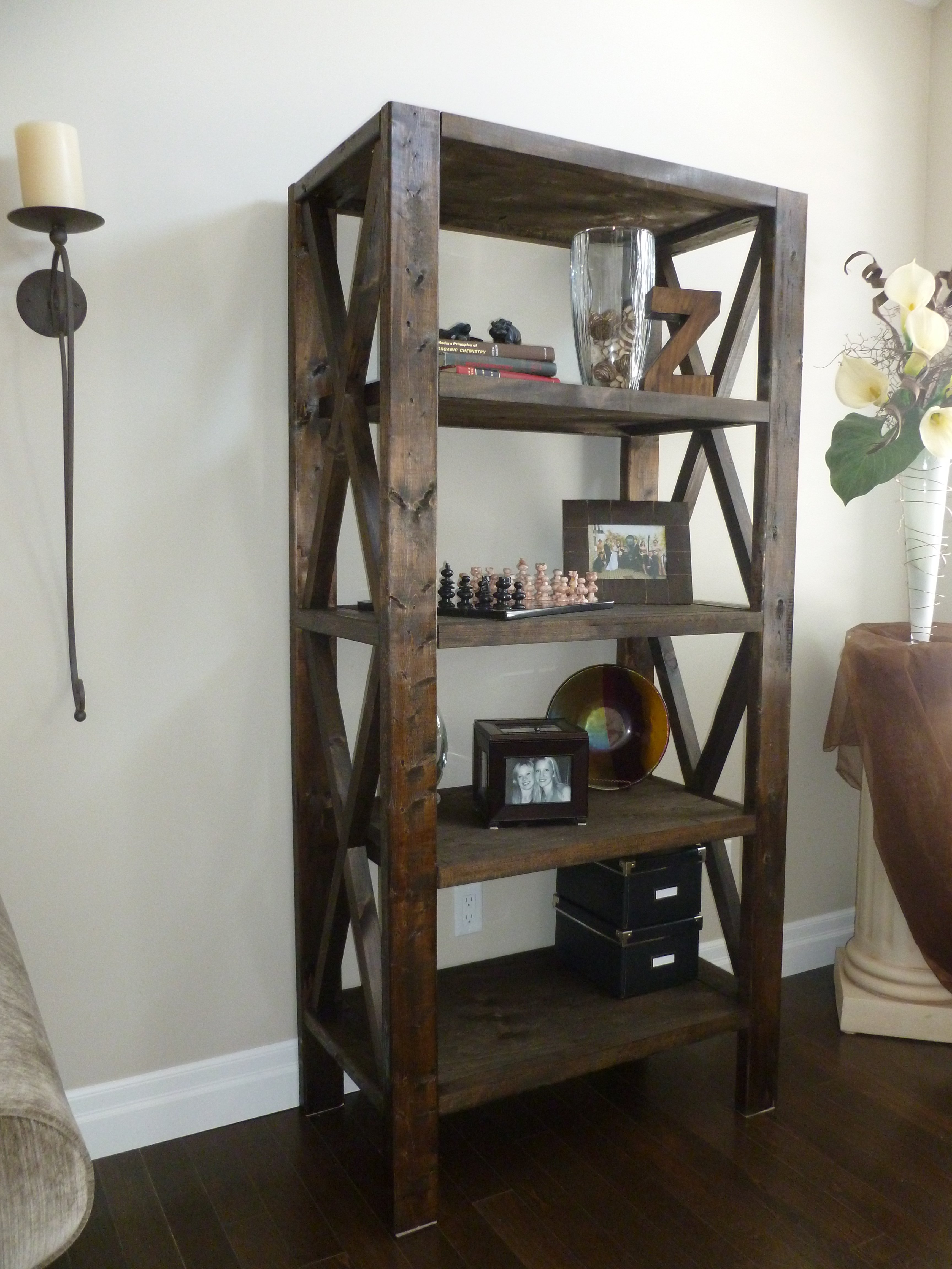 Ana White | Rustic Bookcase - DIY Projects