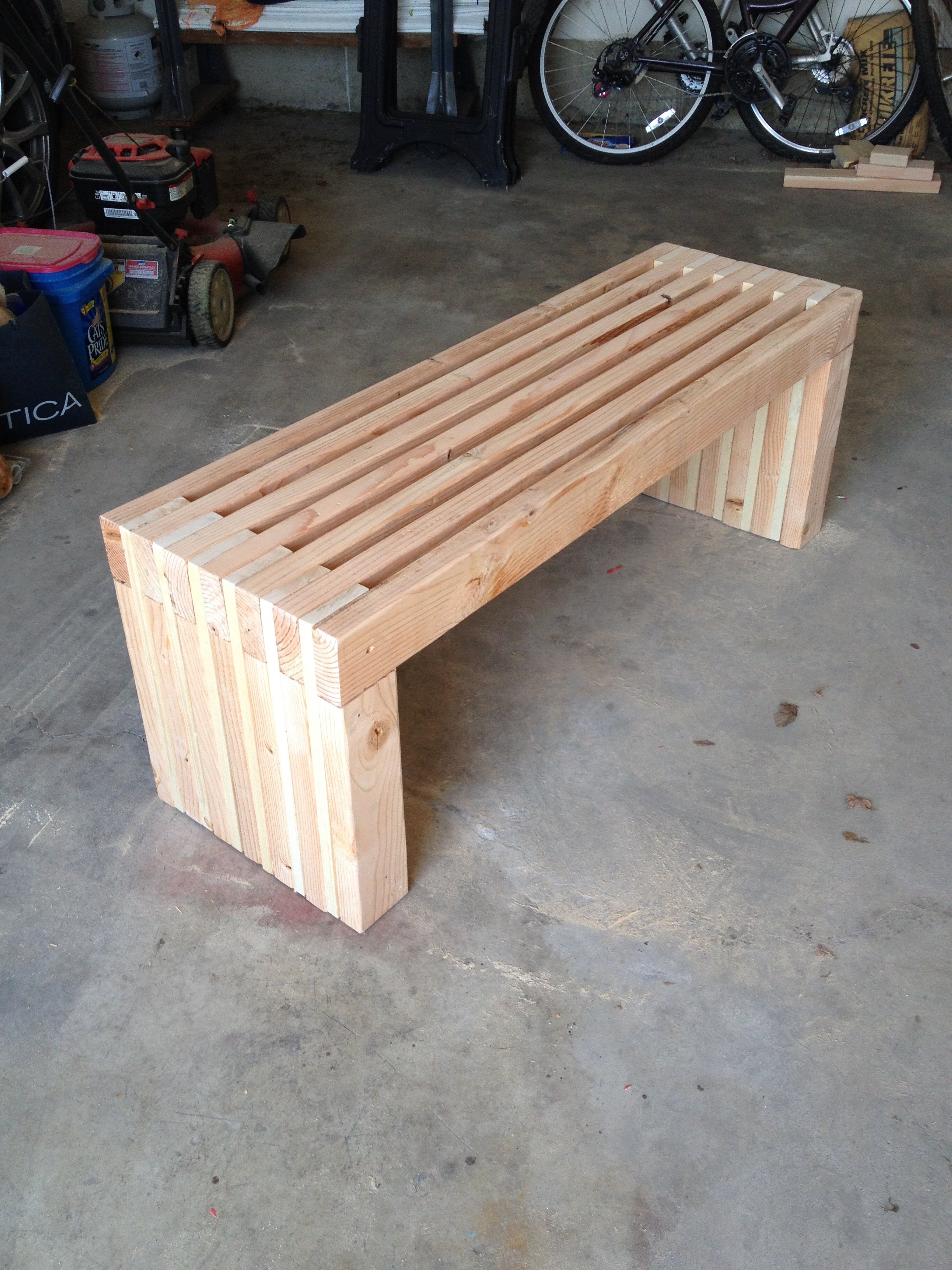 Ana White | Slat Bench - DIY Projects
