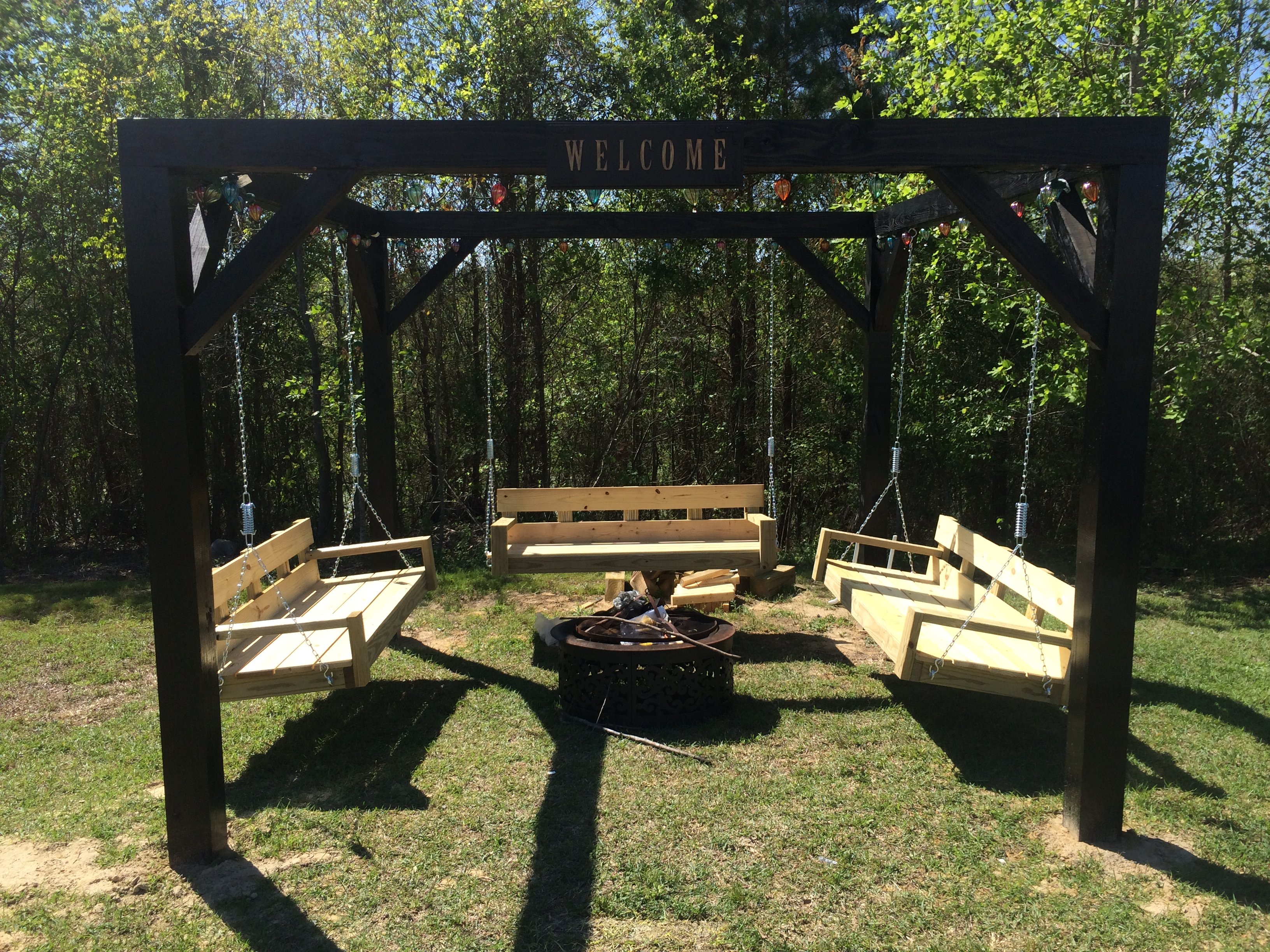 Ana White | Fire Pit Swings - DIY Projects