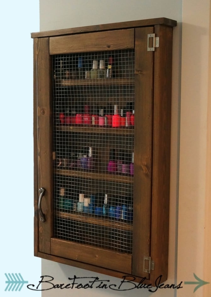 ana white | nail polish cabinet - diy projects