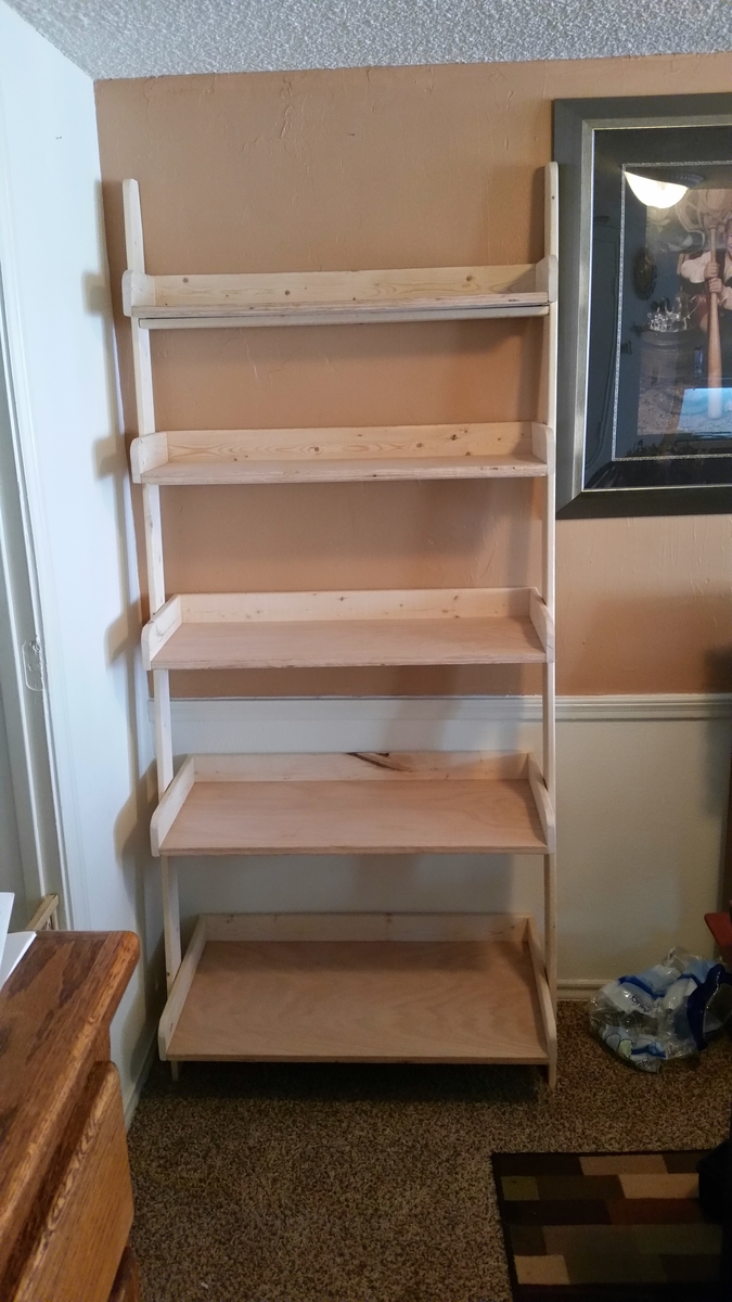 shelf leaning ana additional beginner