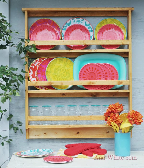 Featured image of post Wooden Plate Rack Diy For the finish the client wanted an au