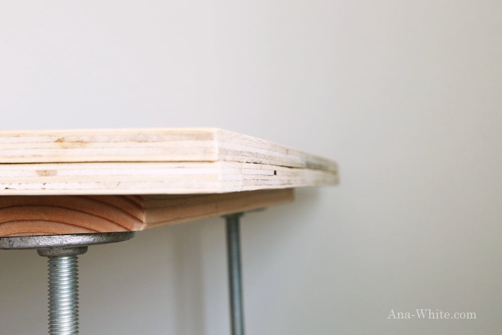  Indsutrial Adjustable Sawhorse Desk to Coffee Table - DIY Projects