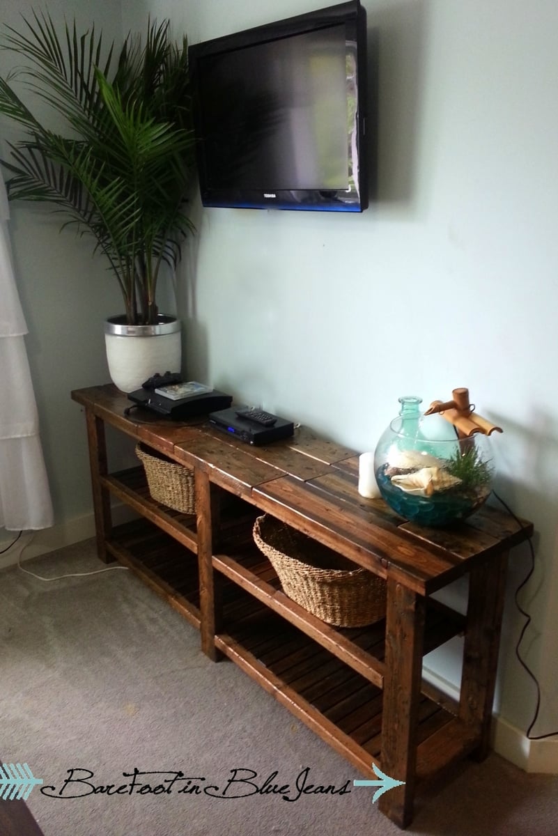 Ana White | DIY Rustic Console Table - DIY Projects