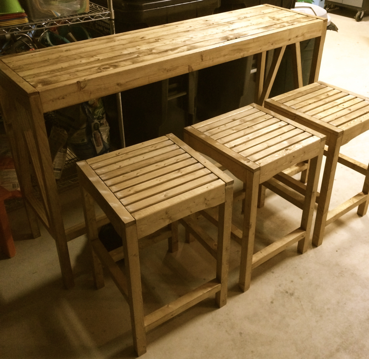 Ana White Sutton Custom Outdoor Bar Stools - DIY Projects
