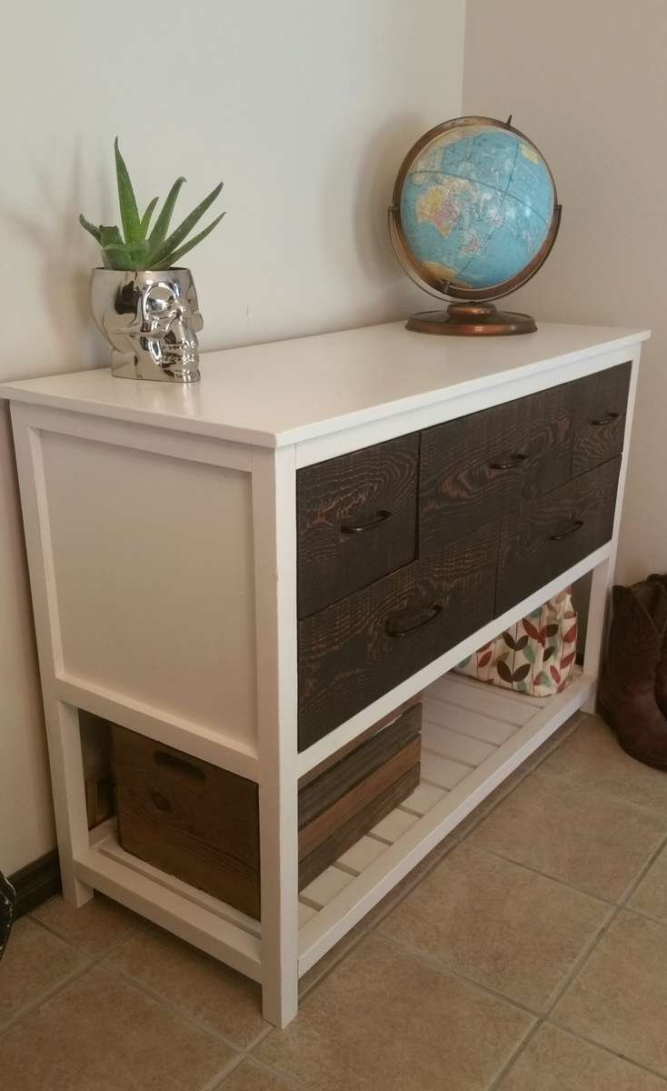 Ana White Reclaimed Wood Console Table - DIY Projects