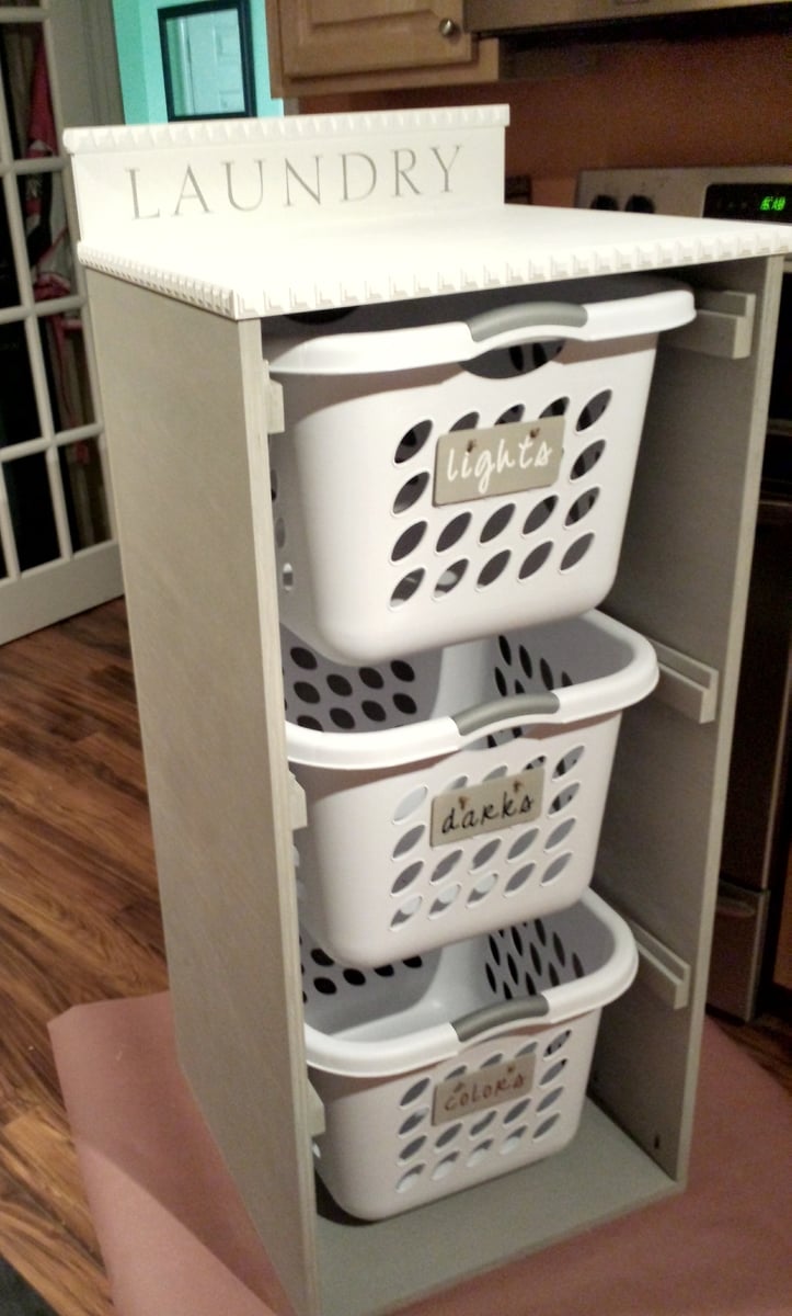 Brook Laundry Basket Dresser | Ana White