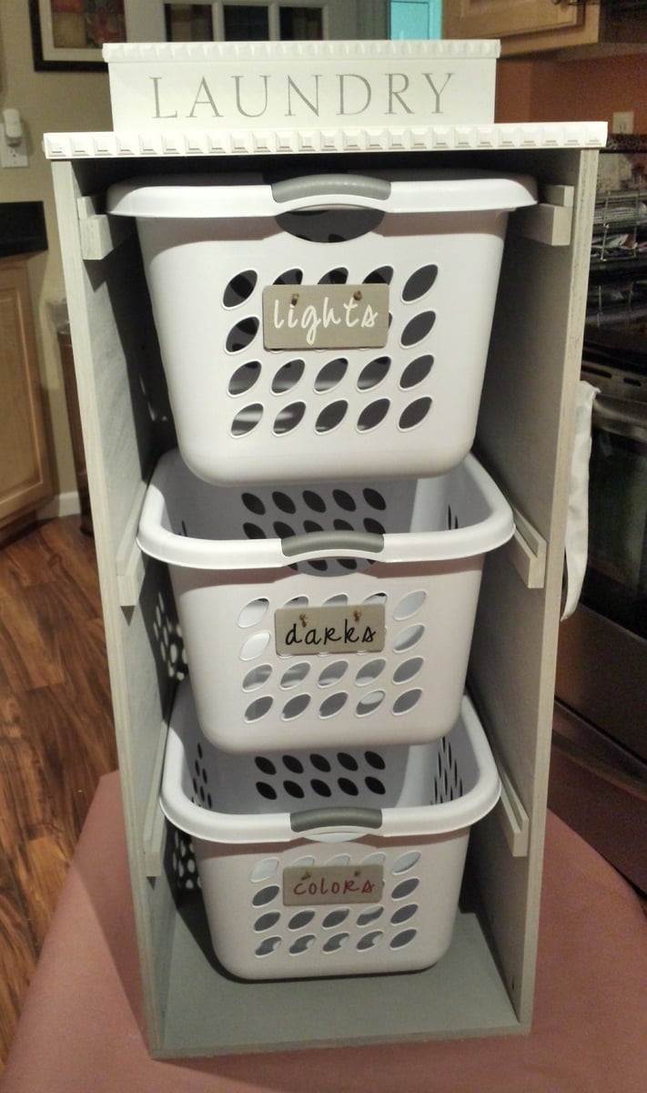 Ana White | Brook Laundry Basket Dresser - DIY Projects