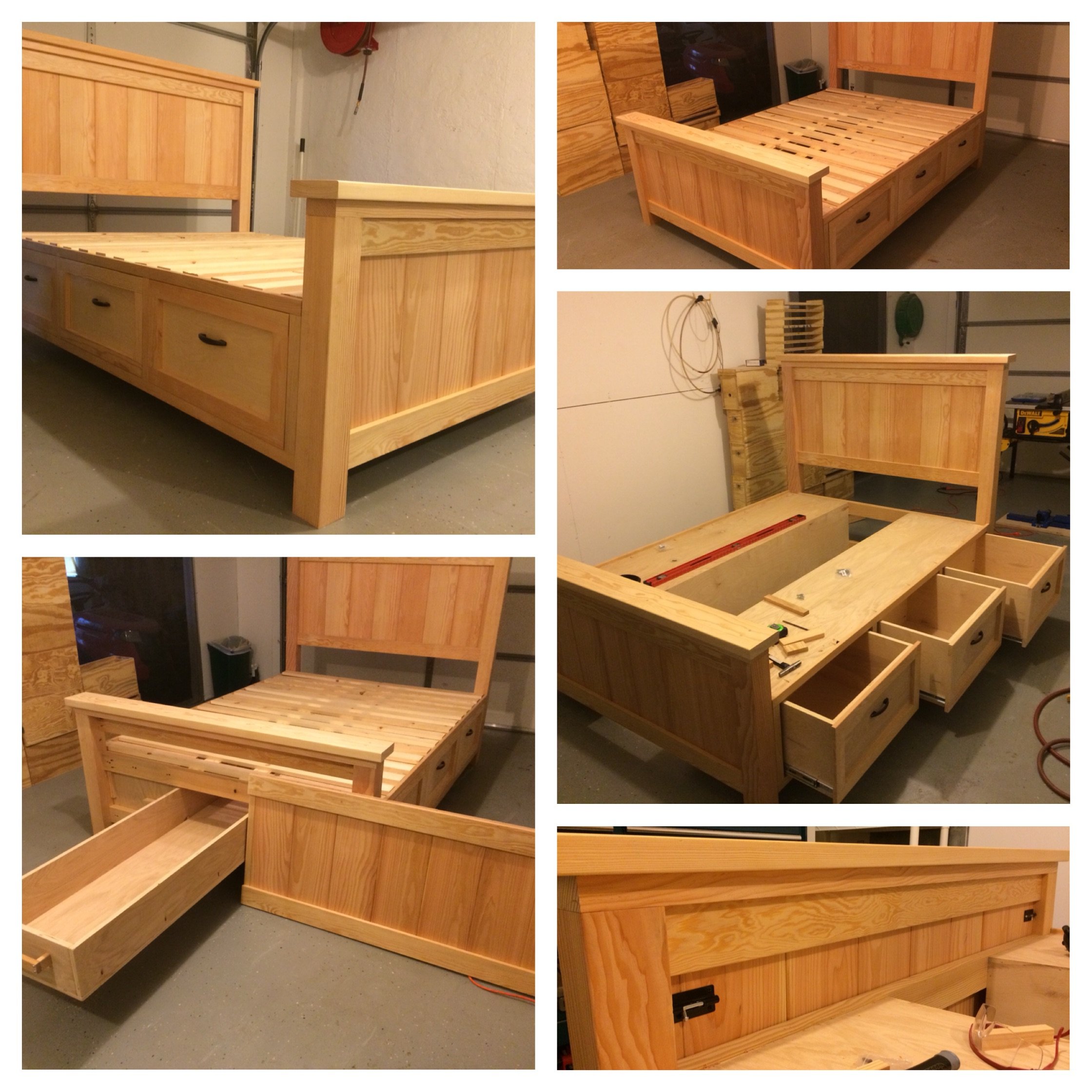  woodworking plans platform bed with storage