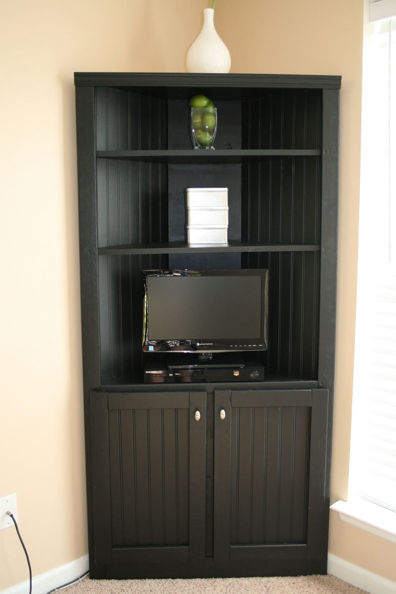 Ana White Corner Cabinet Storage Shelf DIY Projects