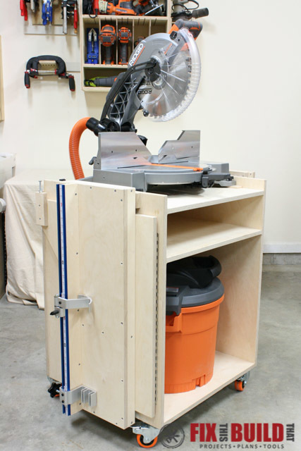 Ana White  Build a Mobile Miter Saw Station  Free and Easy DIY 