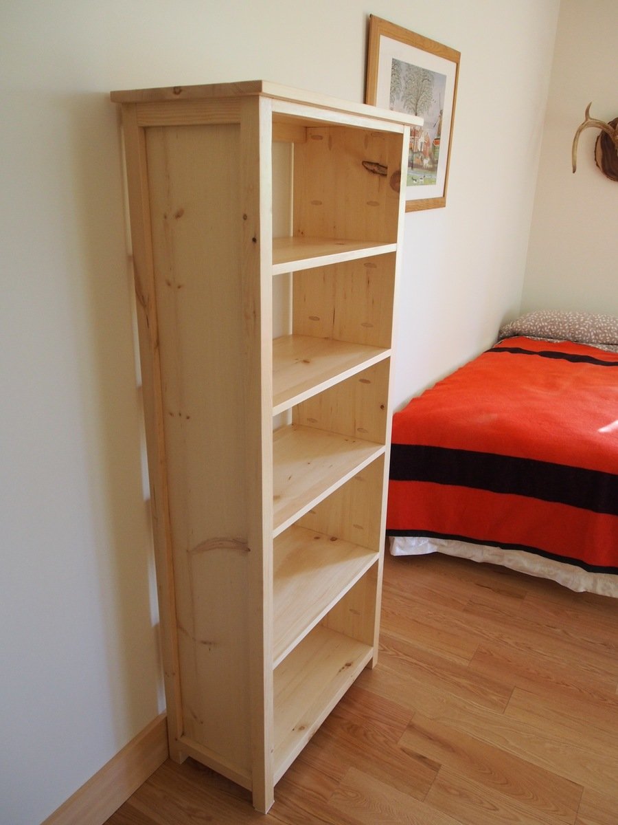 ana white cottage bedroom bookcase - diy projects