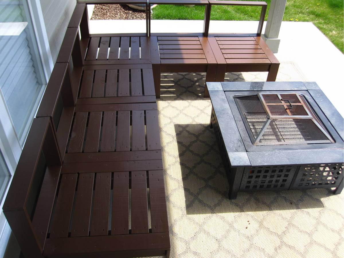 Ana White Outdoor Sectional DIY Projects