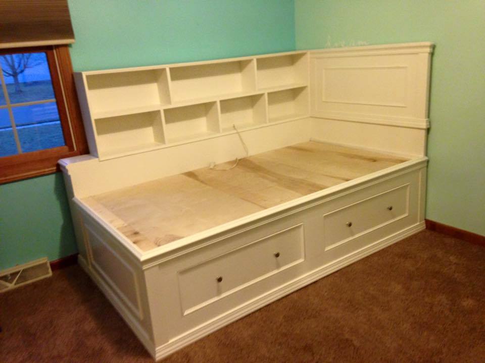 Twin Captains Bed Diy